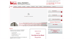 Desktop Screenshot of idealproperty.com