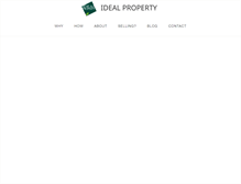 Tablet Screenshot of idealproperty.co.uk